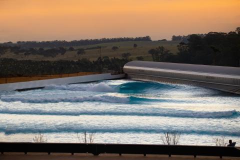 Wavegarden sunset
